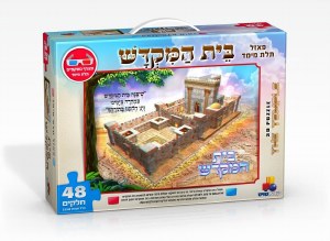 3-D Bais Hamikdash Puzzle 48pc