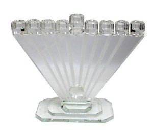 Crystal Diamond Menorah