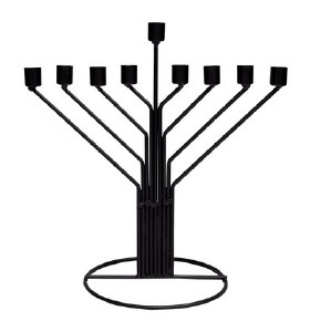 Tin Chanukah Menorah