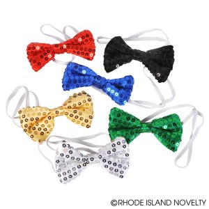 4" Sequin Bow Ties