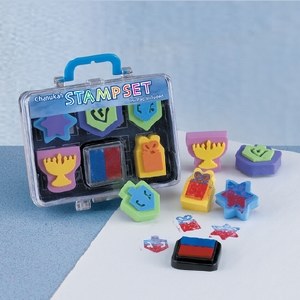 Chanukah Stamp Set In Case