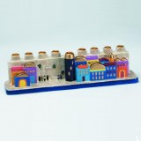 Ceramic Jerusalem Menorah