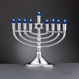 Silvertone Electric Menorah