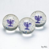 Chanukah Glitter Bouncing Ball