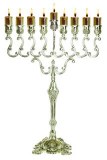 Silver Plated Oil Menorah