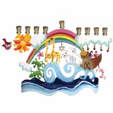 Noah's Ark Menorah with Star