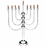 Silverplated Electric Menorah