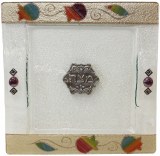 Pomegranate Square Matza Tray