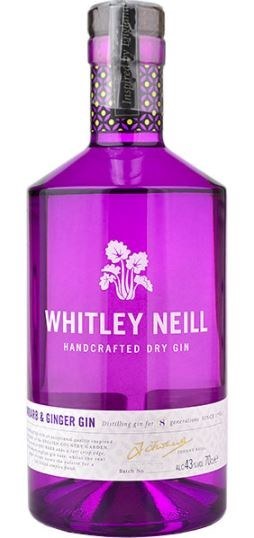 Whitley Neill Rhubarb & Ginger Gin 700ML - www.drinkstore.ie