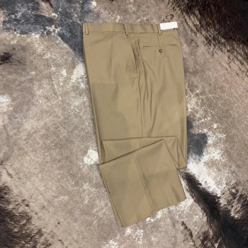 Cordovan &amp; Grey Poly Dress Pant