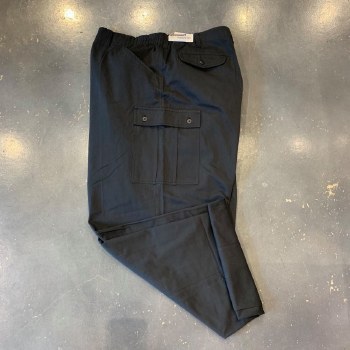 Big and Tall Elastic Cargo Pant-Black,Navy,Khaki