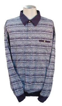 Banded Bottom Shirt Co. Geometric Knit