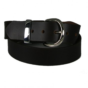 Boston Leather Harness Buckle Belt. 2 Colours Black, Vintage Brown