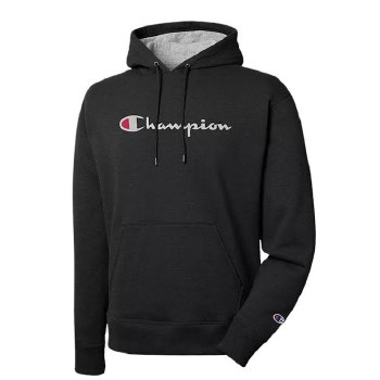 Champion Pull-Over Hoodie, 3 Colours, Black,Grey,Charcoal