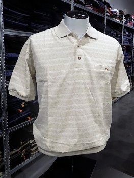 Banded Bottom Shirt Co. Geo Polo