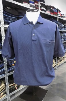 Banded Bottom Shirt Co. Ribbed Polo