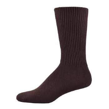 Simcan Comfort Sock. 6 Colours - Black,White, Navy, Brown, Charcoal,Denim,