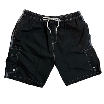 Summerfields Low Tide Stripe Swim Short 3 Colours  Navy, Charcoal, Black