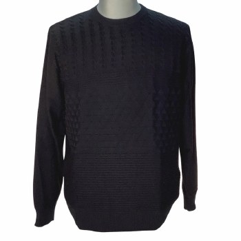 FX Fusion Solid Cable Knit Sweater Wine, Cobalt, Black