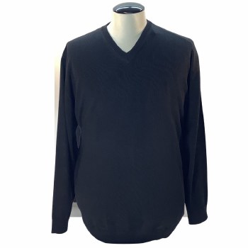 Authentic Man V-Neck Sweater. 4 Colours,  Black,Burgundy,Navy,Charcoal