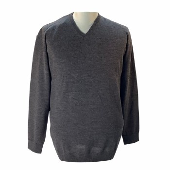 Authentic Man V-Neck Sweater. 4 Colours,  Black,Burgundy,Navy,Charcoal