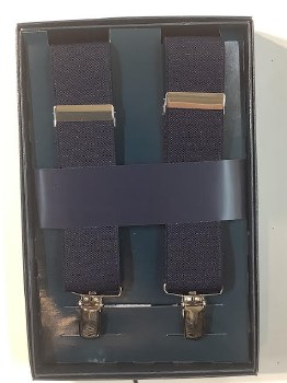 Summerfields Clip End Suspenders - Black, Navy