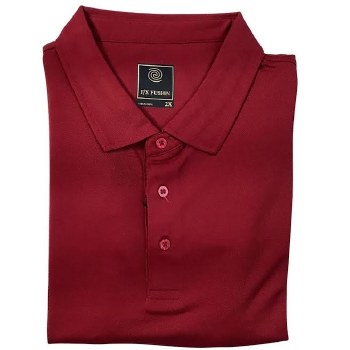 FX Fusion Pique Solid Polo. 4 - Colours, Black, Navy, Crimson, Sea Blue
