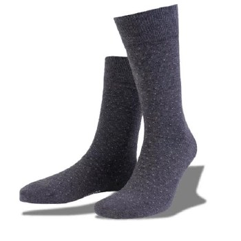 Christensen Italian Kingsize Fashion Micro Dot Socks 4 Colours Black, Grey, Navy, Taupe