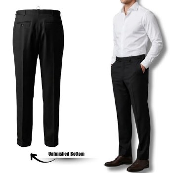 Summerfields Dress Casual Super Wash Pant 4 Colours: Black, Navy, Charcoal, Mocha