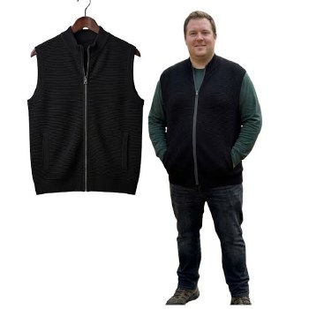 FX Fusion Otterman Full Zip Sweter Vest 2 Colours
