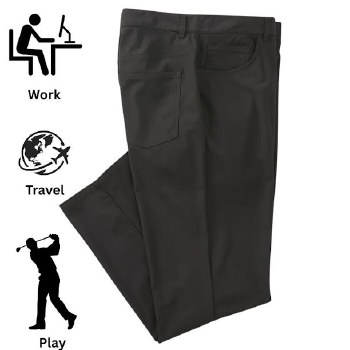 Summerfields Active Perforance Travel Chinos 4 Colours Black, Taupe, Charcoal, Navy