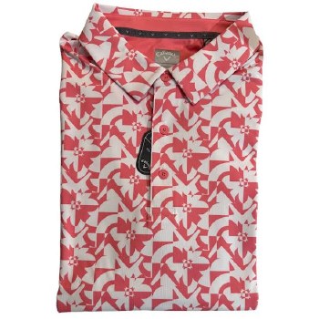 Callaway Salmon Golf Polo