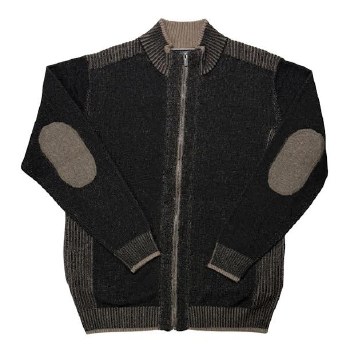 FX Fusion Full Zip Sweater 2 Colour Espresso, Latte
