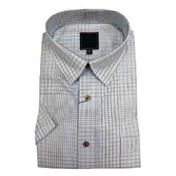 FX Fusion Easy Care BlueShort Sleeve Shirt