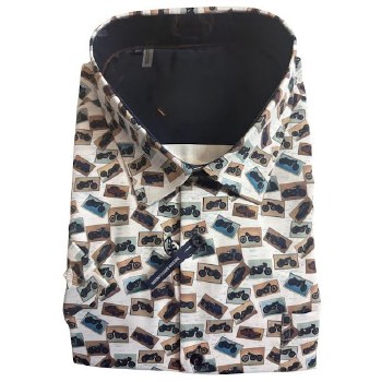 2205 London Street Retro Short Sleeve Shirt