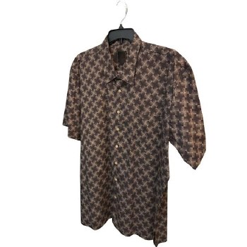 FX Fusion Newport Black Cubist Untucked Shirt