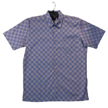 FX Fusion Newport Navy Cubist Untucked Shirt