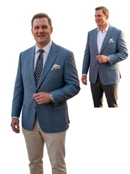 Empire 1917 Blue Tan Summer Jacket