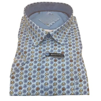 2205 London Street Blue Short Sleeve Sportshirt