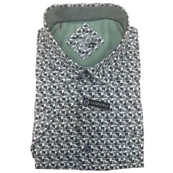 2205 London Street Green Short Sleeve Sportshirt