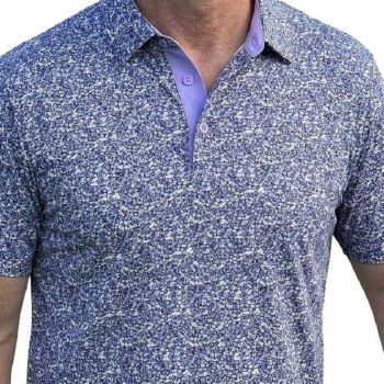 Callaway Premium Purple Garden Golf Polo