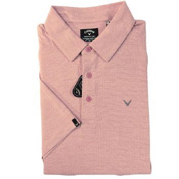 Callaway Opti - Dri Staggered Golf Polo 4 Colours Dusty Pink, Blue Heather, Grey Tile Lawn Green