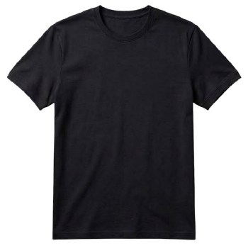Summerfileds Solid Stretch Tee 2 Colours Black,  New Blue
