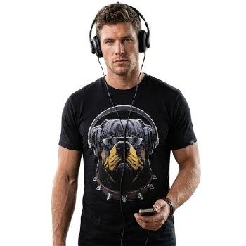 Authentic Licenced Music Dog Tee