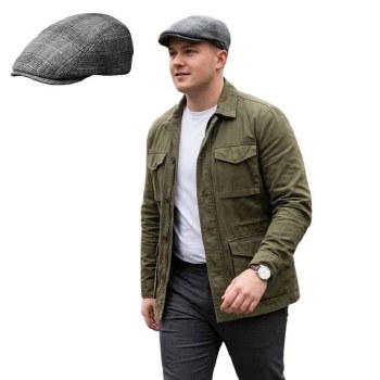 Wigens of Sweden Sized right Grey Modern Cap