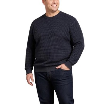Summerfields Comfort Soft Navy Grey Crew