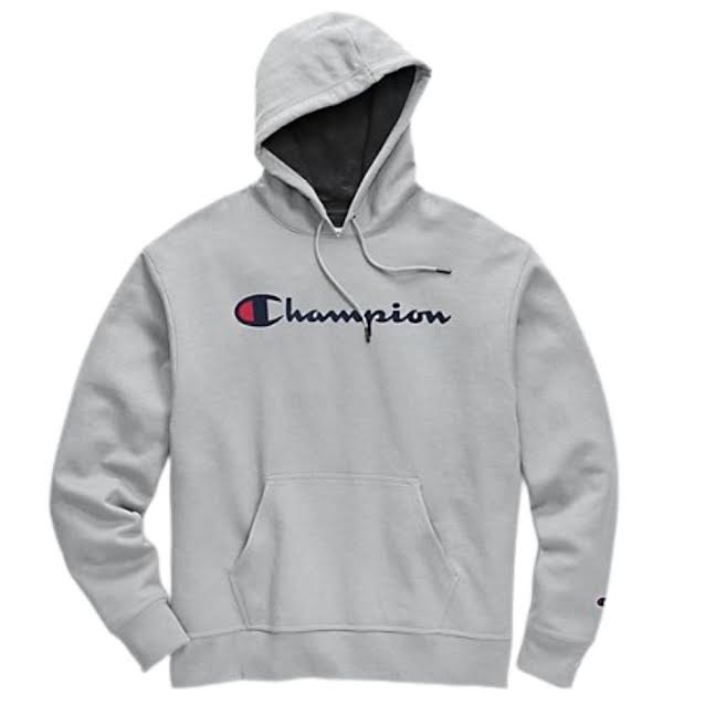 omdraaien Verantwoordelijk persoon oorlog Champion Pull-Over Hoodie, 3 Colours, Black,Grey,Charcoal - Big and Tall  London's Menswear - The Best in Big and Tall