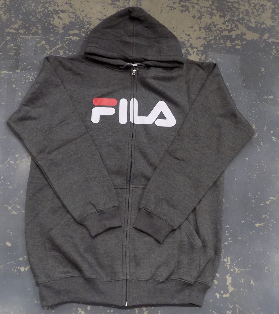 Fila Zip Hoodie Sweater and Tall London's Menswear - The Best in Big and