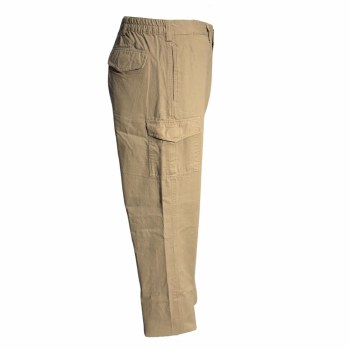 Londons Big &amp; Tall Elastic Waist Cargo Pant-Black,Navy,Kahki