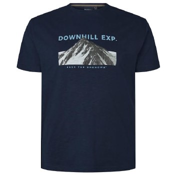 Authentic Licenced Downhill Exp. Tee. Navy, Tan